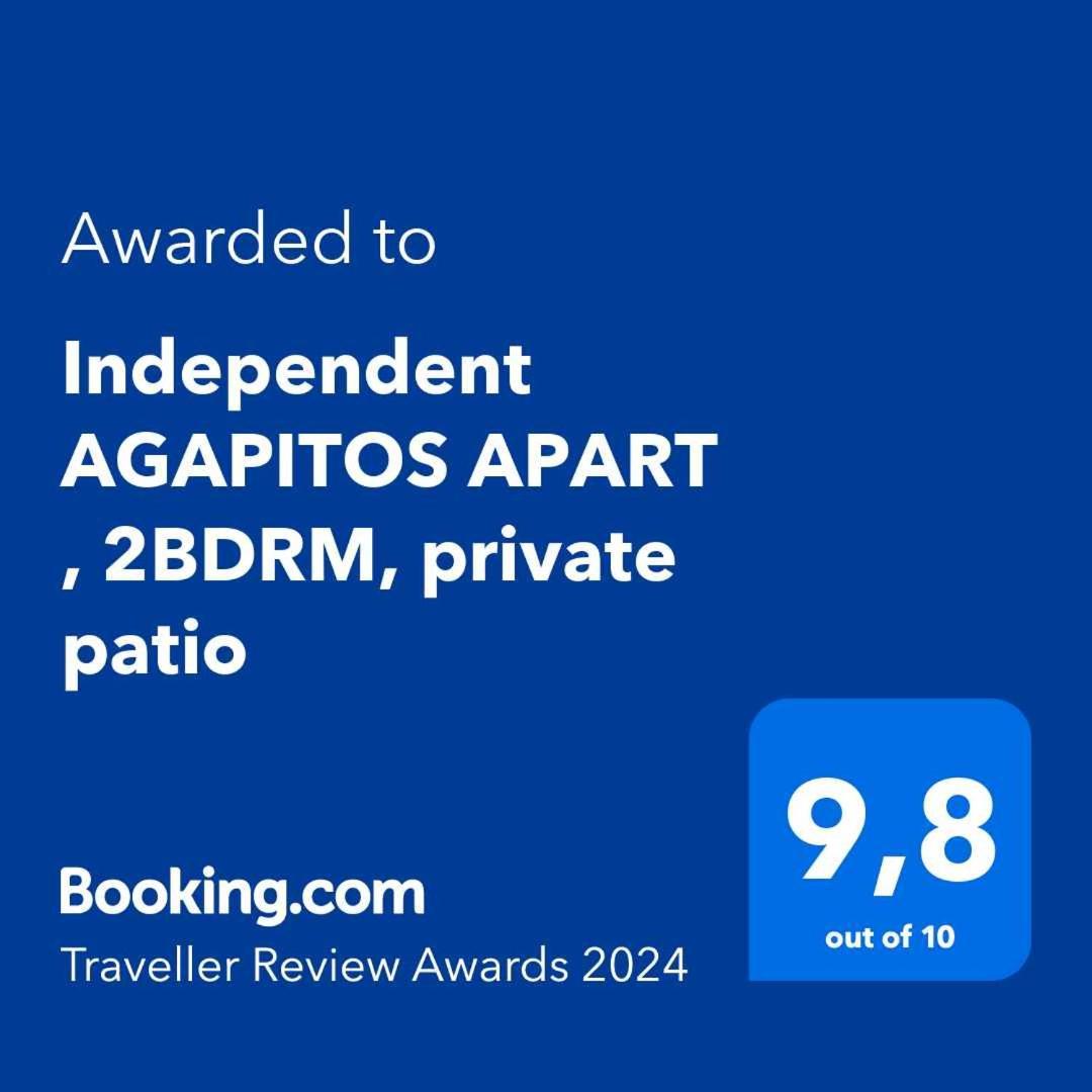 Independent Agapitos Apart , 2Bdrm, Private Patio Naxos City Ngoại thất bức ảnh